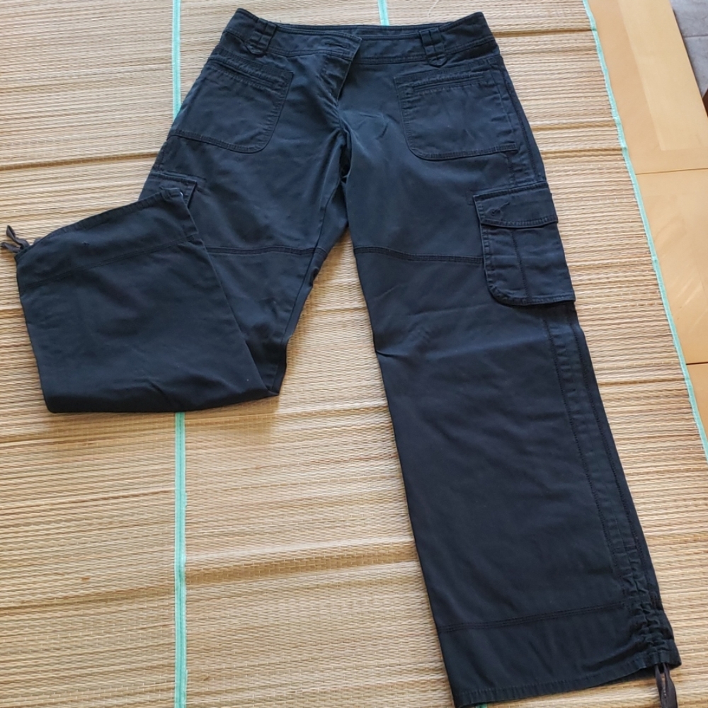 Women's black cargo pants